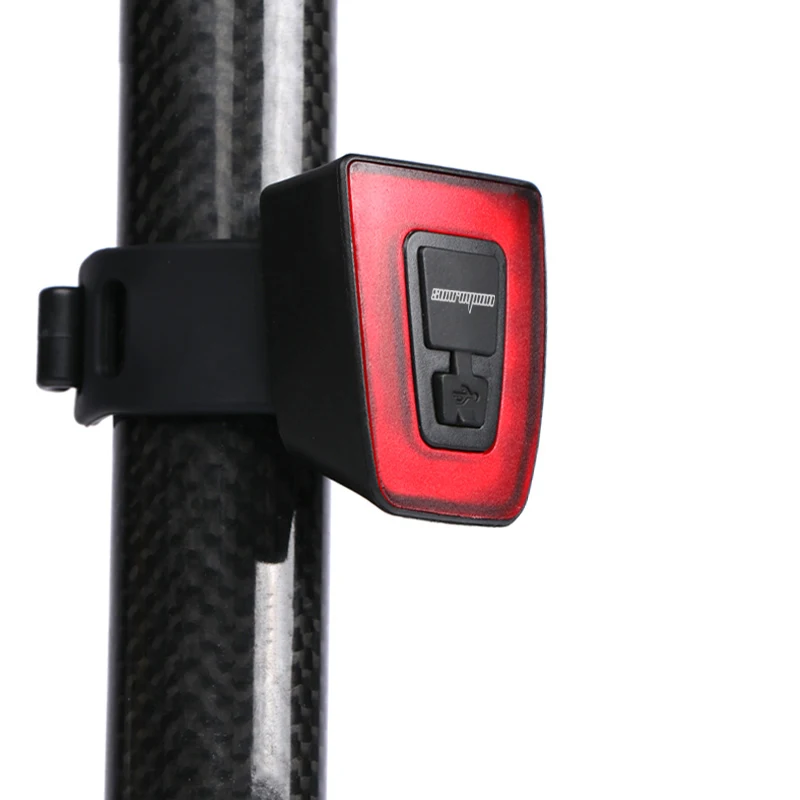 

Waterproof IPX6 Optic Lens Anti Dazzling USB Rechargeable Power Bank Mountain Bicycle Lamp 1000 Lumen Gift Led Light Head Box, Red