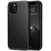 

Laudtec Amazon Compatible For iPhone 11 Pro Case Black Premium Leather TPU Injection Case