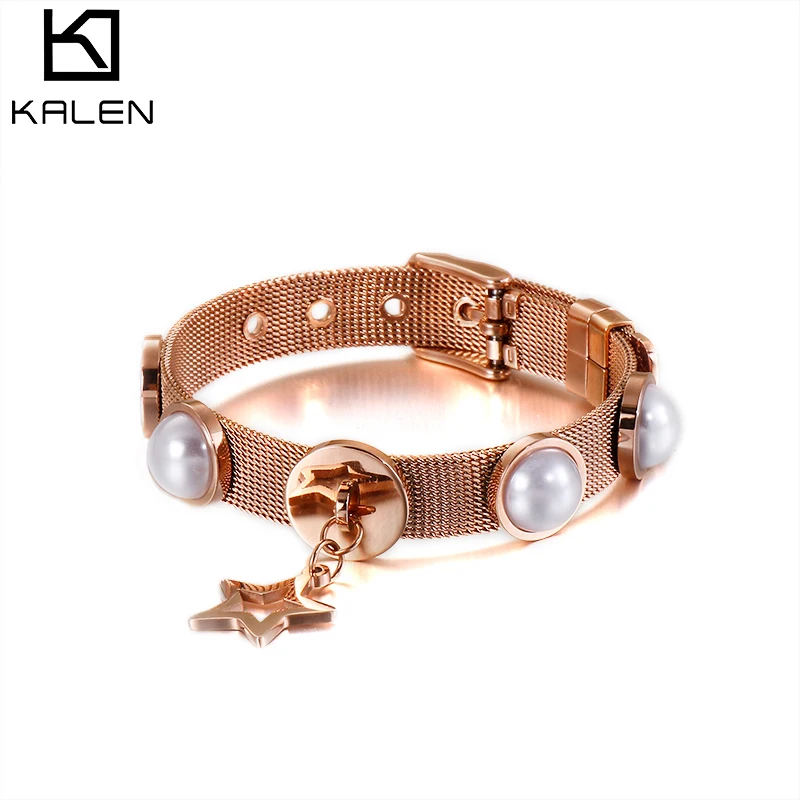 

Jewelry Custom Jewelry Wholesale Bracelet Fashion Stainless Steel Jewelry Bracelet Female With Pendant, Silver/gold/rose gold