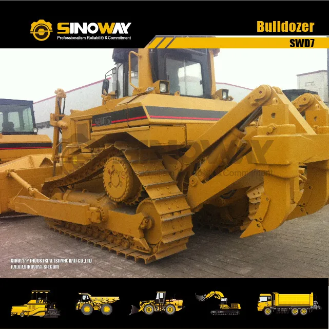 230hp Hydrostatic Transmission Triangle Track Bulldozer With High ...