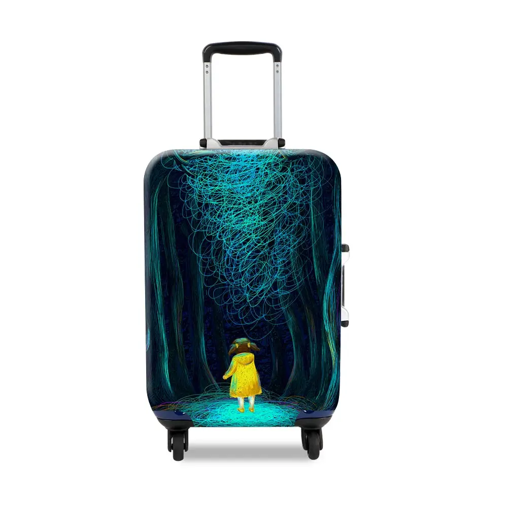 

Custom Travel Accessories Trunk Cover Picture Printing Protection Suitcase Cover