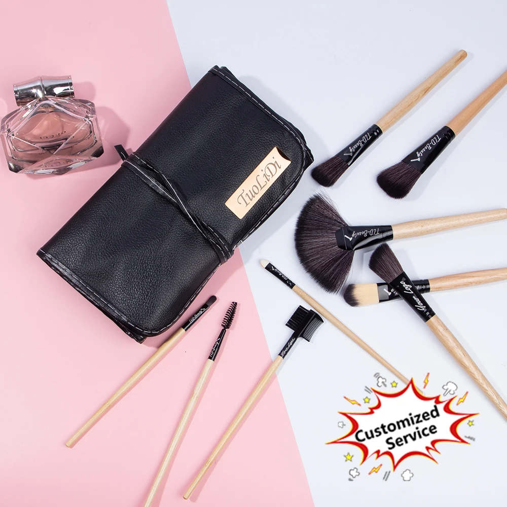 

Hot sale Custom Luxury Colorful Pink Private Label Wholesale Professional Makeup Brush Set Make Up Brush Cosmetic Kit For Sale
