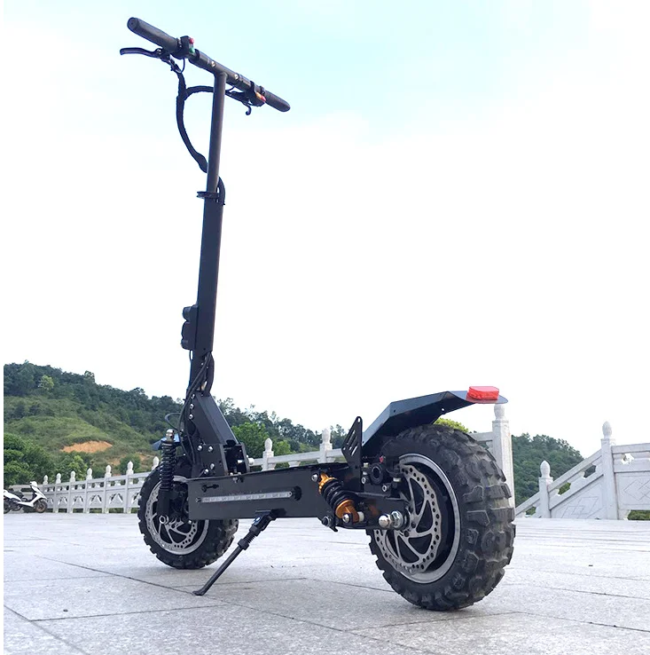 

3600W adult electric scooter double shock folding factory direct sale, Black