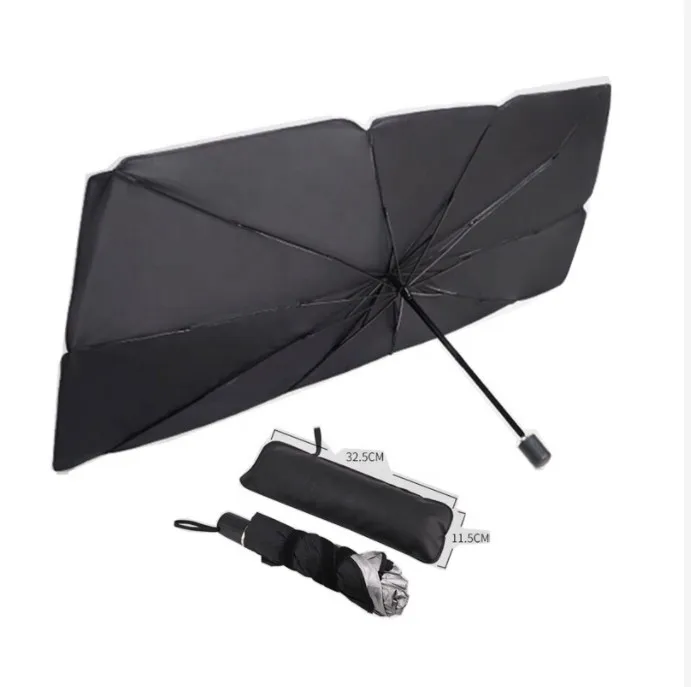 

X301 Car sunshade sun protection heat insulation car front windshield glass sunshade car folding umbrella