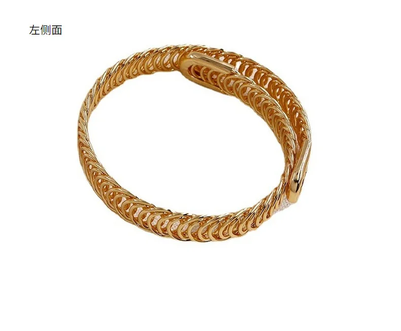 

European Punk Adjustable Open Bracelets & Bangles Women Sexy New Fashion Charm pulseras Metal Braided Party Jewelry Gifts