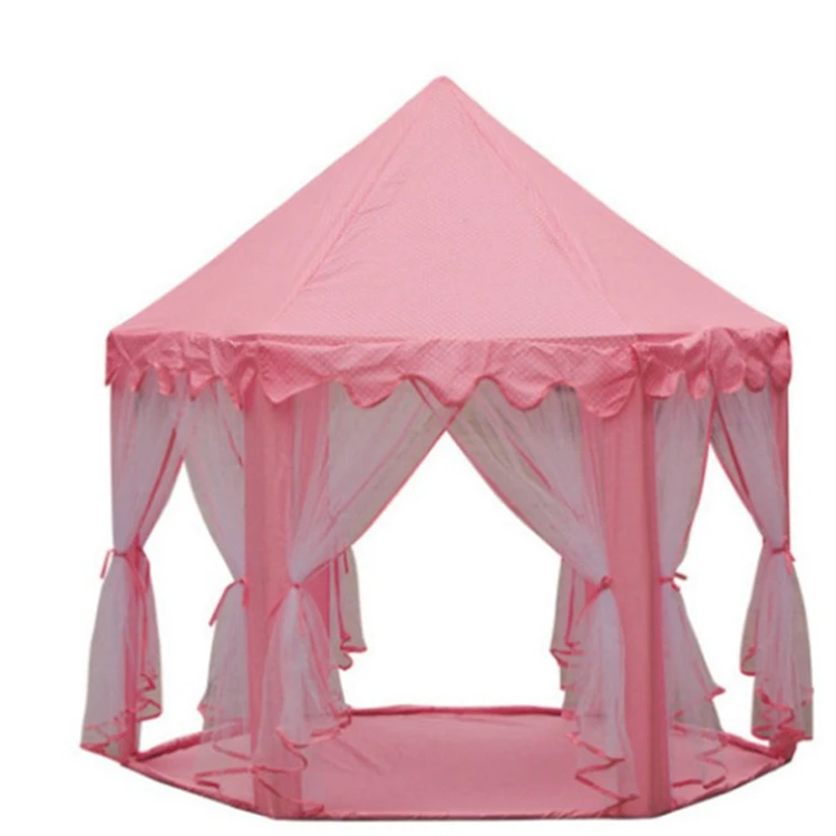 

Folding Prince Princess Tent Children Castle Play House Kid Gift Outdoor Beach infantil gifts