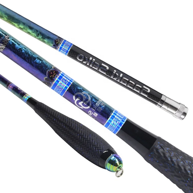 

Noble hot selling telescopic 3 section fishing rod big fish, Colorful