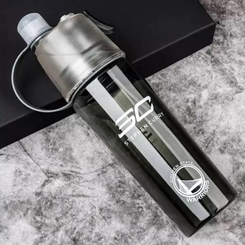 

Ready To Ship 600ml Plastic Straight Water Bottles Eco-friendly Sport Bottle with Lid for Men