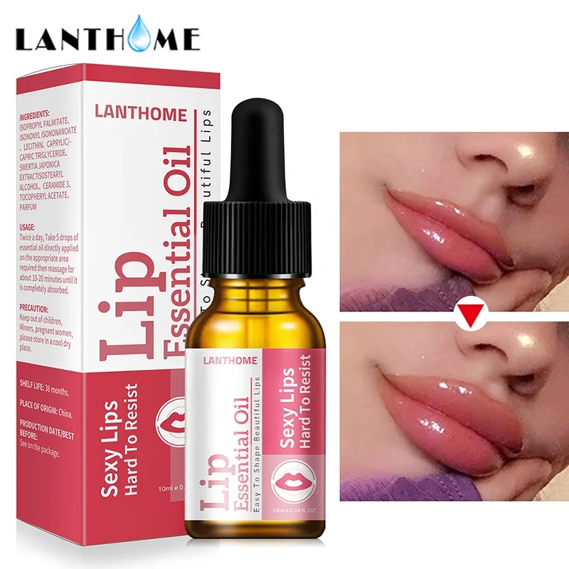 

Private Label Lip Plumper Oil Gloss Enhancer Essential Oil Repair Lip Wrinkles Moisturizer Nutritious Lip Balm Hyaluronic Care