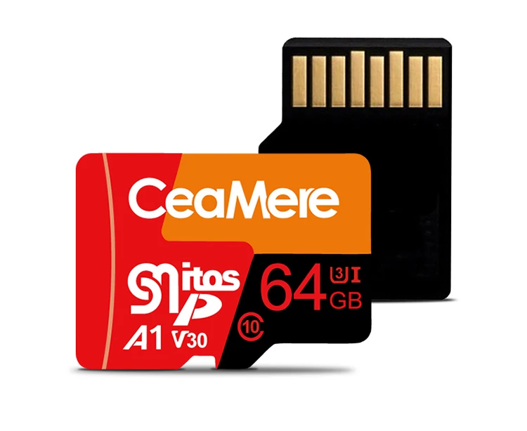 Ceamere Three Colors Pattern Wholesale 512GB Micro TF SD Cards Memory Kort Price 16GB 32GB 128GB 256GB 512GB Cartao De Memoria