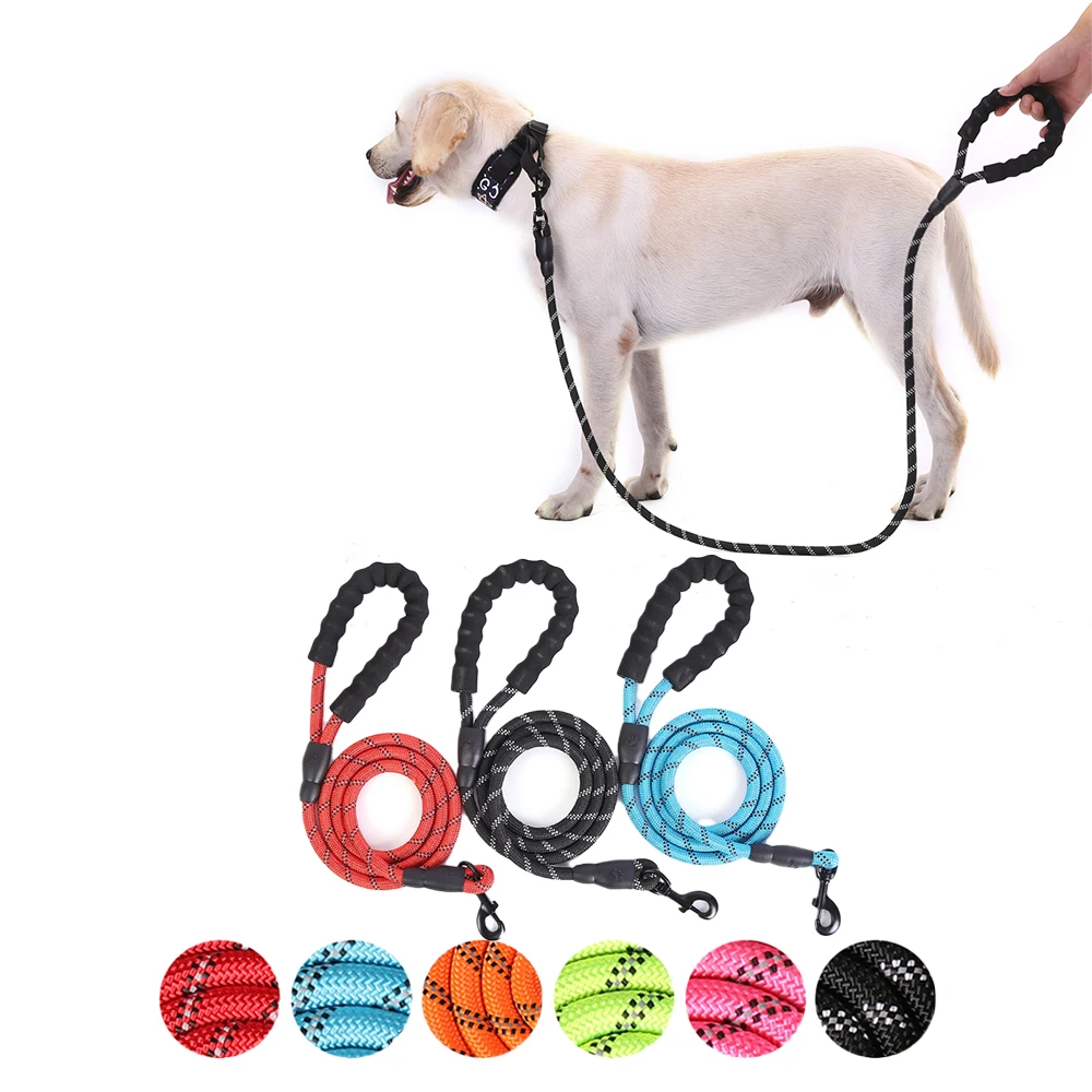 

Dog Leash Quality Muti-color Practical Heavy Strong Duty Big Nylon Material Luxury Dog Leash, Customized color
