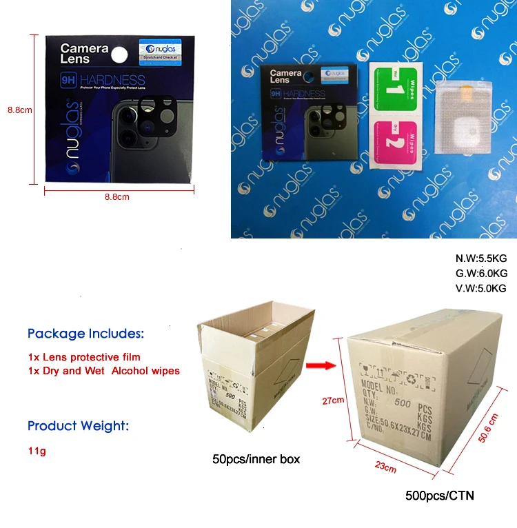 Cell Phone Camera Lens Screen Protector For Iphone 13 Protective Film