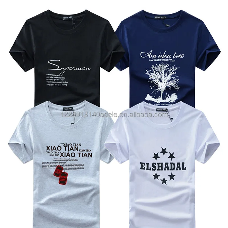 

Wholesale High Quality Loose tshirts 100%Cotton Thick Tshirt Plain Men Tshirts Summer Printed T shirts t shirt for boy
