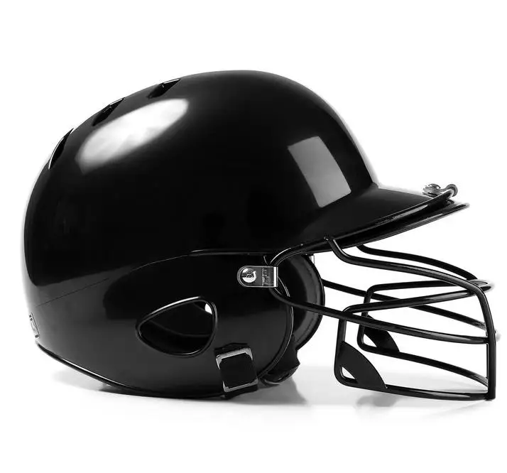 

Full face safety helmet self defense set batting casque baseball softball helmet, Blue, black,red