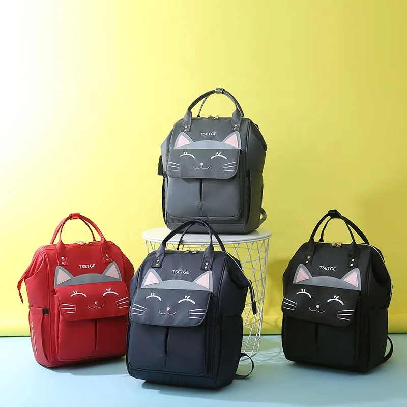 

2021 Fashion Mama Maternity Nappy Bag Large Capacity Baby Care backpack diaper travel nappy bag, Customized colors