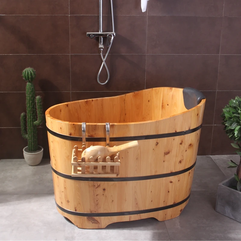 Foshan Ningjie Wooden Bathtub Freestanding Cedar Wood Bathtub Buy