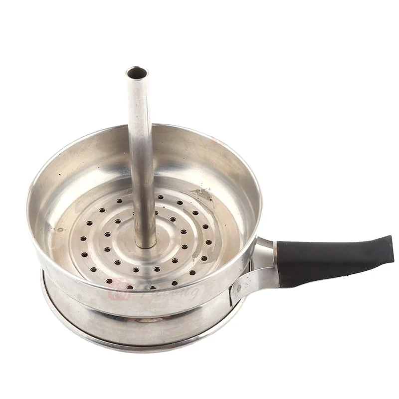 

Futeng New Arrival Heat Management Metal Hookah Charcoal Bowl, Silver