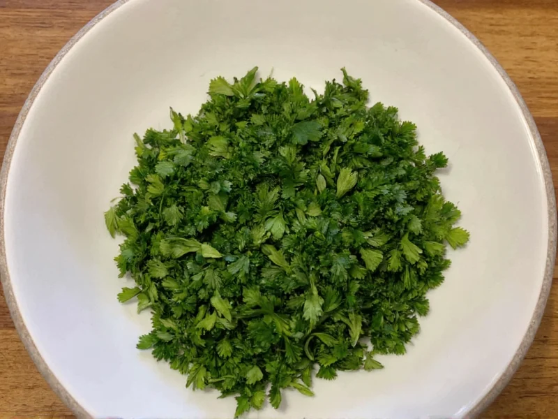 1/2 Cup Fresh Parsley to Dried: Exact Conversion Guide