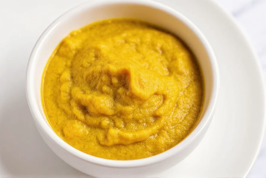 Fresh ingredients for homemade mustard including mustard seeds, vinegar, water, and optional spices like turmeric and garlic
