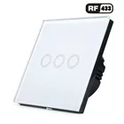 リモートコントロールスイッチ 1 2 3 ギャング 1 2 3 方法 RF433 スマート壁スイッチ、ワイヤレスリモートコントロールスイッチ
