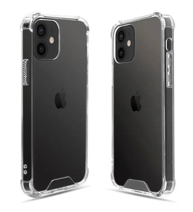 

Factory Clear Hard Acrylic Soft TPU Bumper Shockproof Mobile Phone Case For iPhone 12 Pro Max