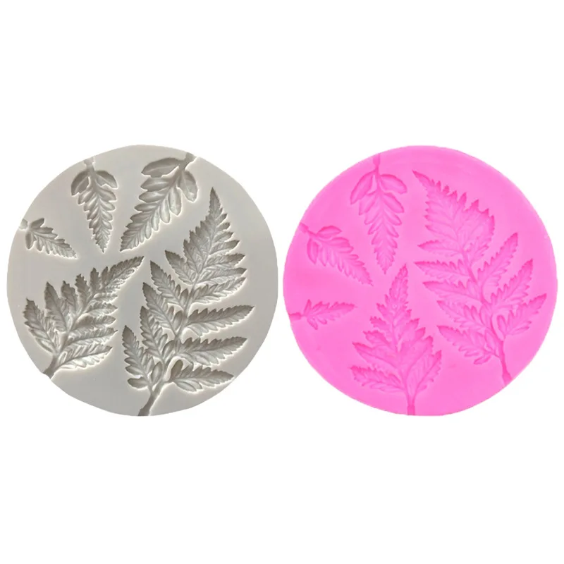 

Leafs Fondant Resin Silicone Molds Cake Decoration Mold, As the picture