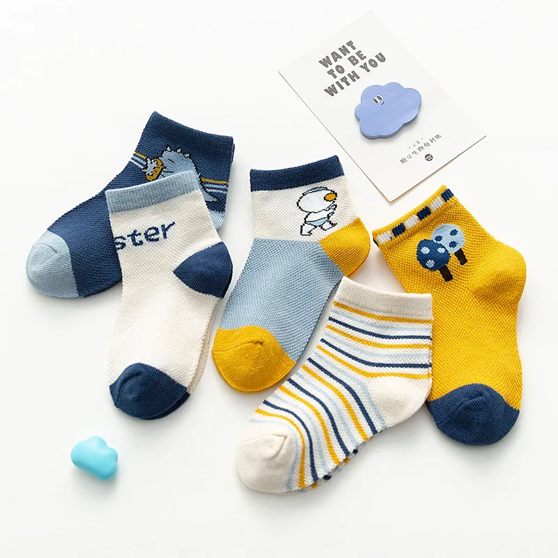 

2020 New children socks popular style cute fall and winter style baby socks breathable pure cotton baby socks, Colors
