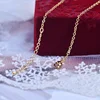 Wholesale simple design 925 pure sterling silver basic real 18k 24k rose gold plated jewelry rolo chain necklace for men women