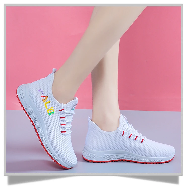 

wholesale china shoes Printed casual sneakers women summer female fashion canvas casual shoes, Black/white