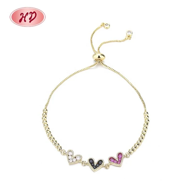 

Rope Weave Heart Knotted Bracelet Heart High Quality Adjustable Jewelry Gift Ladies Necklaces And Bracelets