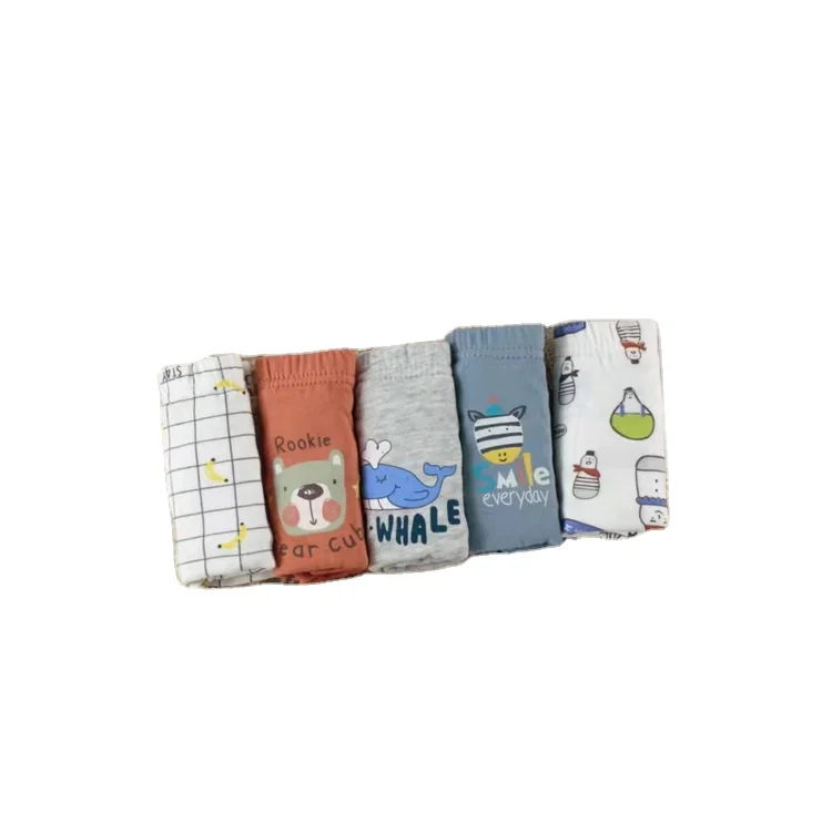 

Kids Clothing Wholesale Boys' Pure Cotton Panties Cartoon Soft Underwear Inkaka