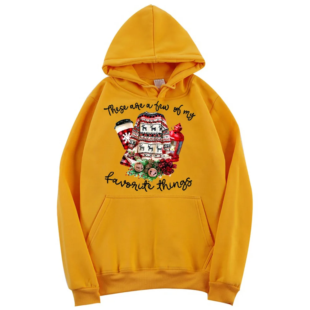 

New arrival christmas hoodies top for cusaul sportswear solid color hoodie long sleeve women OEM pullover top hooded