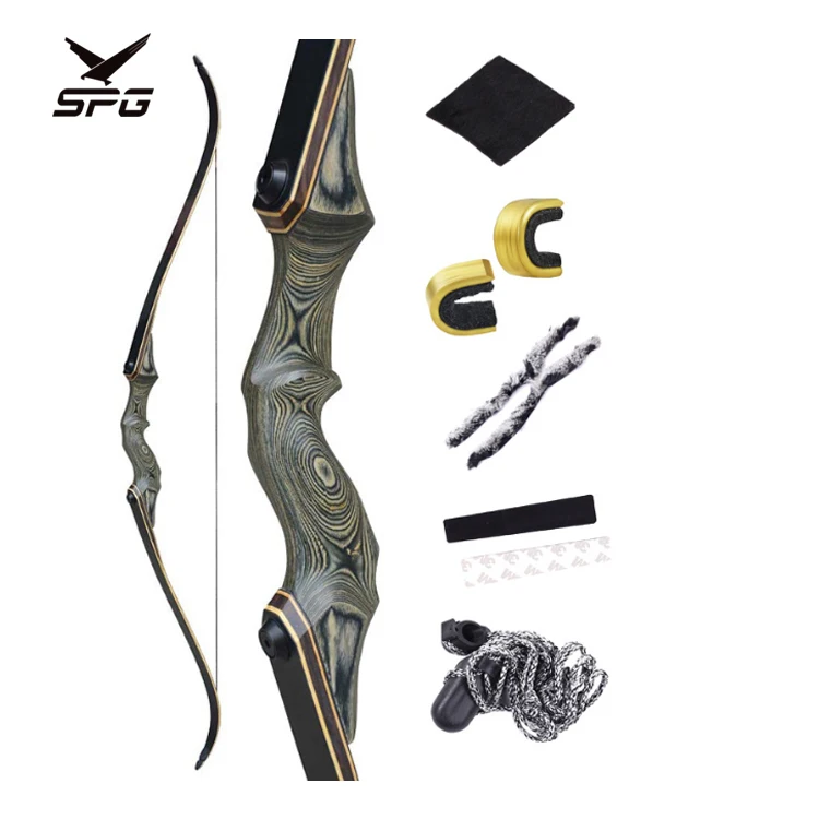 

SPG Archery Handle Bow and Arrow Archery Black hunting Recurve Take-Down Bow Set