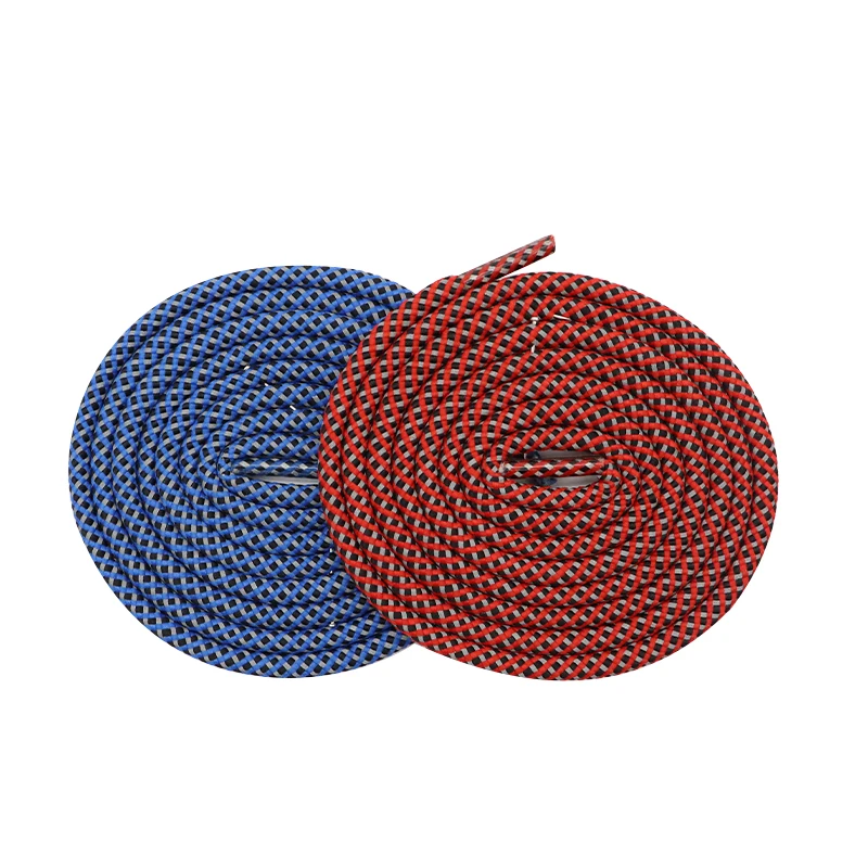 

Weiou Manufacturer New Round 3m Running Shoelace Hot Sale Customizable Reflective Shoelace, 3m grey+polyester color