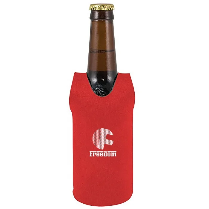 

Promotional Sublimation Beer Can Holder Neoprene Collapsible Foldable Beer Can Cooler, Customized color
