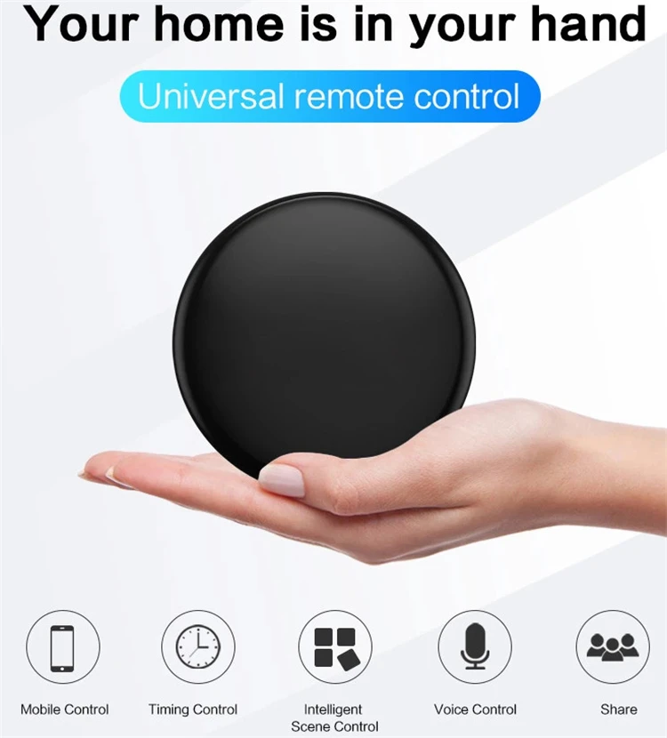 Smart TUYA WIFI IR With Remote Control Compatible With Home Appliance APP Control Timer Function Smart Remote IR