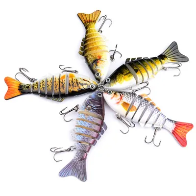 

Multi knot fish hard bait Multi section fishing hard bait Plastic hard bait