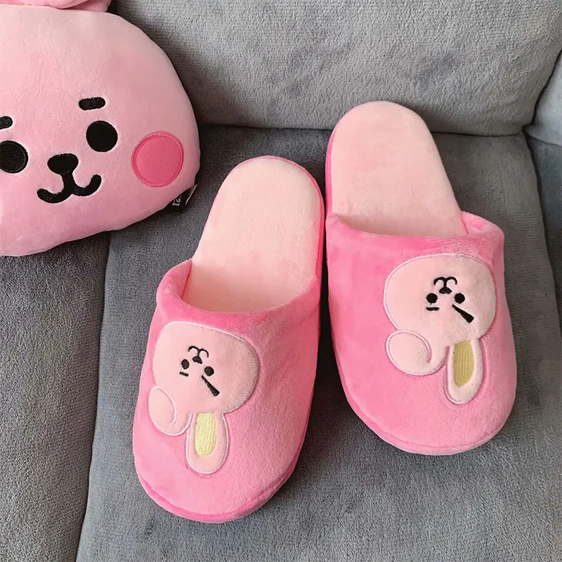 

Women Slippers Cute Cartoon Girl Home Plush Shoes Ladies Casual Indoor Shoe Fashion Animal Warm Winter Autumn Flat Fashion New