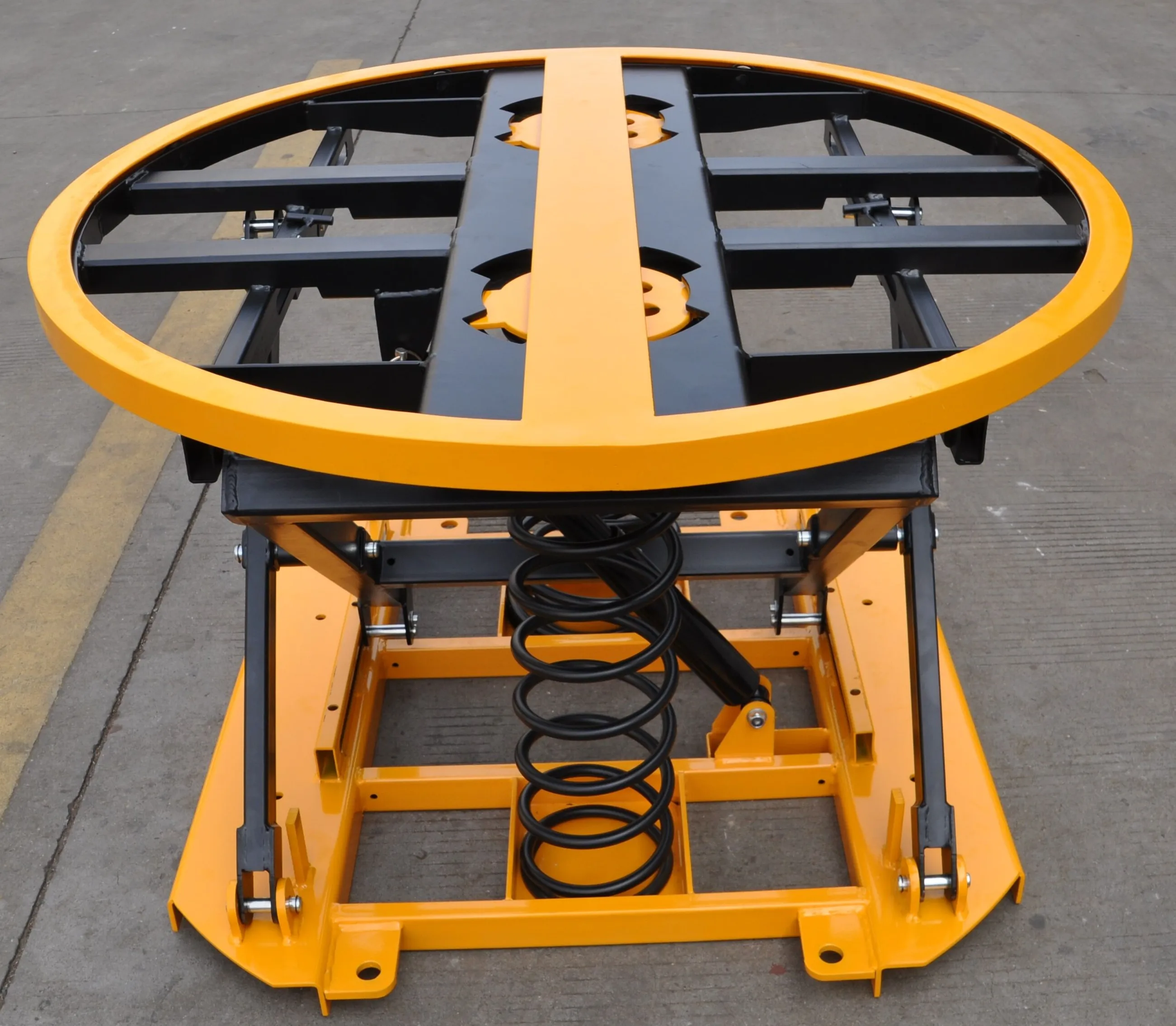 2000千克平台剪式迷你装载机托盘弹簧液位装载机液压固定式升降台