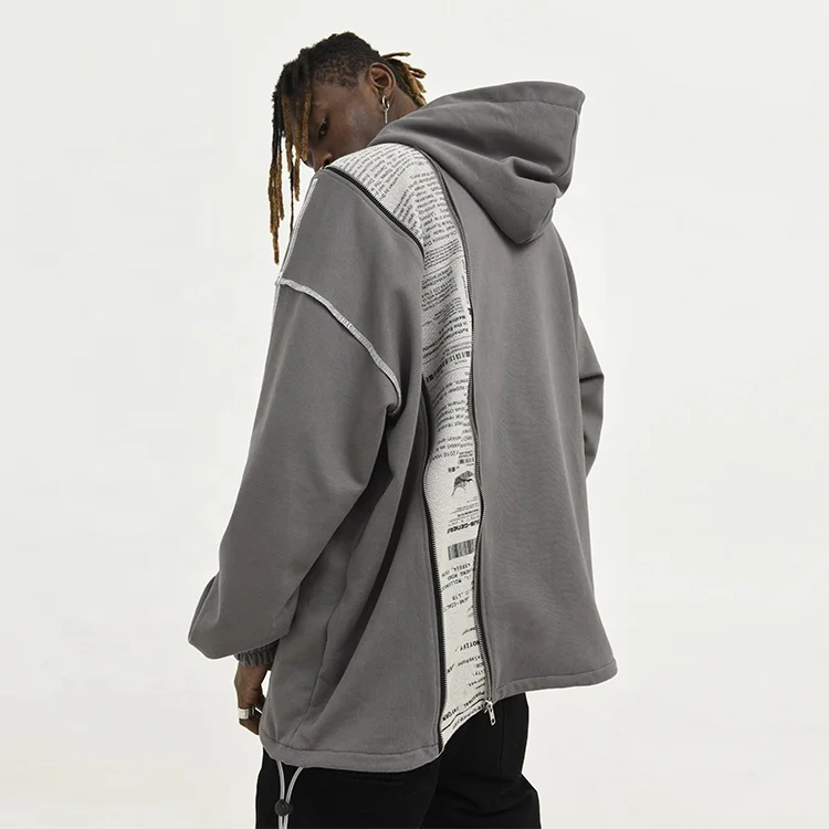 

Custom logo heavyweight hoodie hip hop streetwear men sweatshirt casual oversized color block cotton men's hoodies, Multi color optional