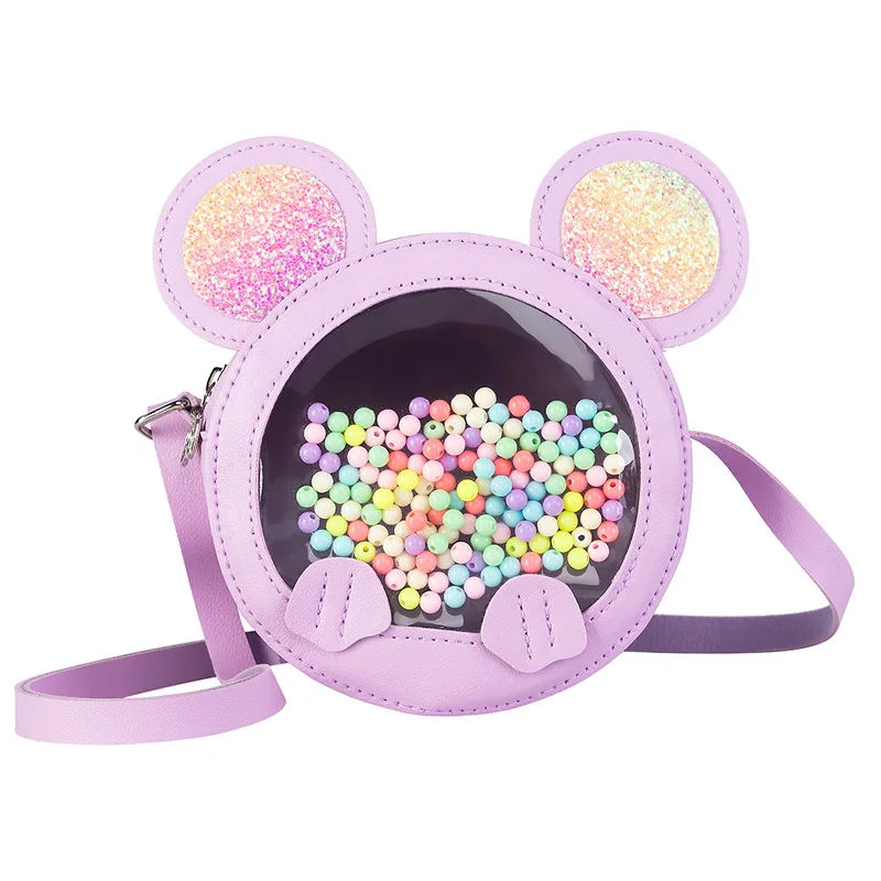 

Kids Clear PVC Shoulder Bags Candy Color Female Jelly Bags Transparent Purse Laser Handbags sac a main femme Crossbody Bags, Picture
