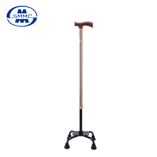 
aluminum four feet walking stick for disabled and old man 
