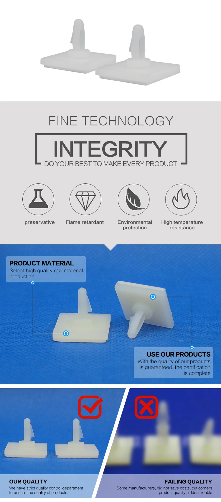 3m Self Adhesive Pcb Support Nylon Pcb Spacer Support Self Adhesive Pcb