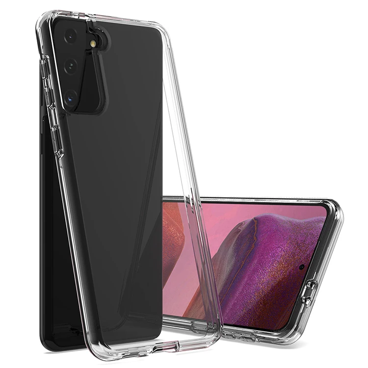 

Ultra Clear Transparente TPU PC Combo Phone Case For iPhone SE 11 Pro Max 12 Mini