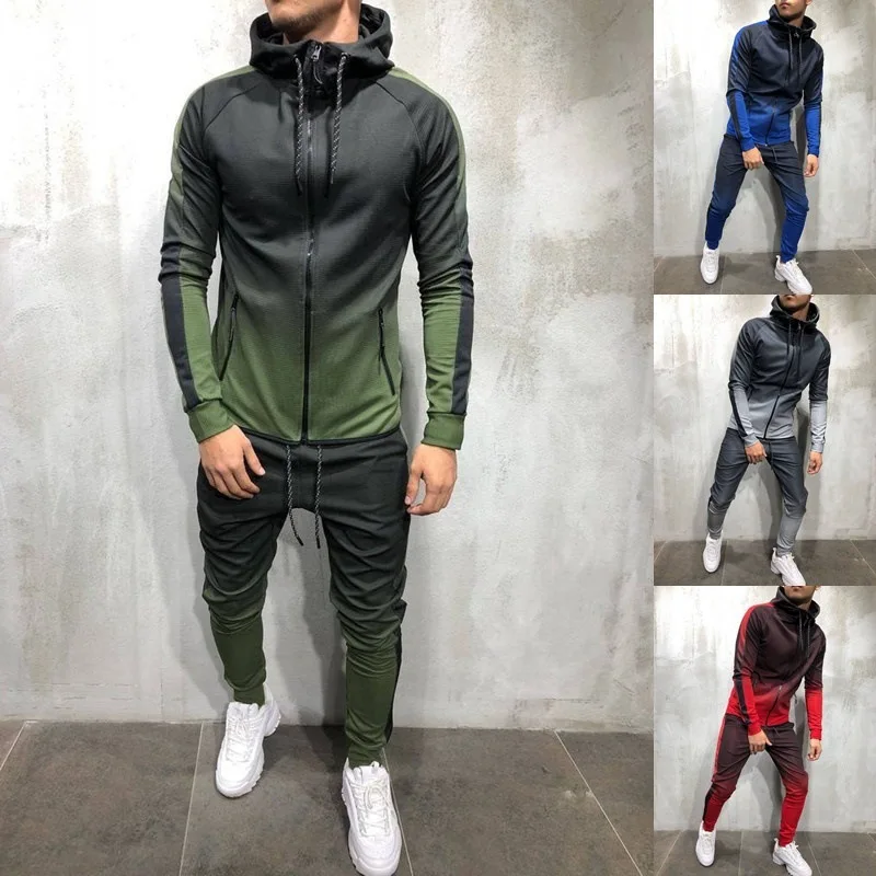 

Wholesale Joggers And Hoodie Top For Two Piece Set Men Clothing, As picture or customized make
