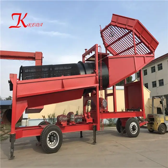 Keda Mineral Washing Plant Diamond Mining Equipment Full Placer Gold Processing Wash Plant