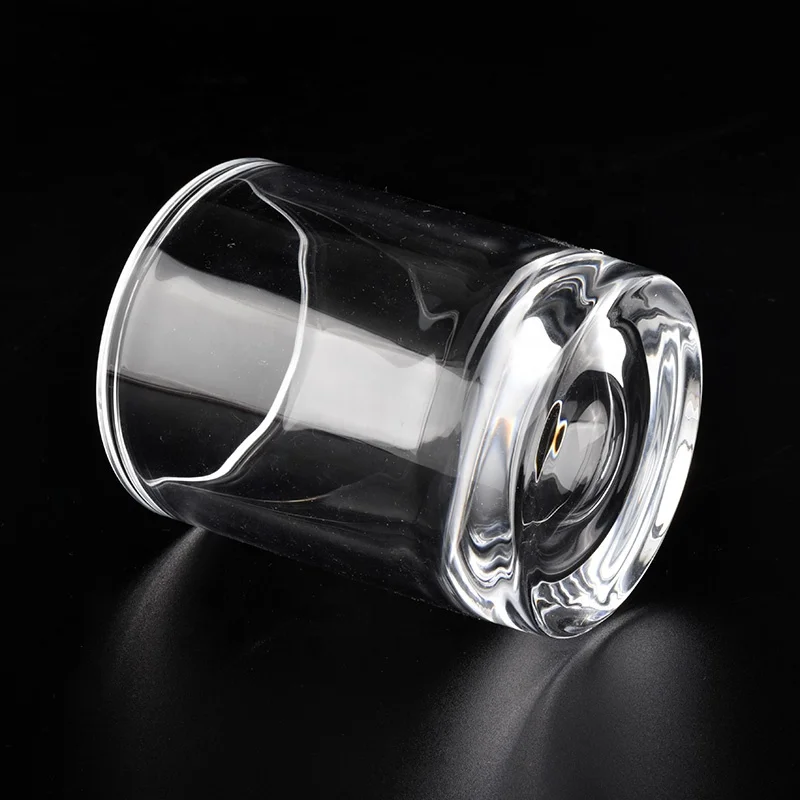Thick Wall Crystal Glass Candle Jars