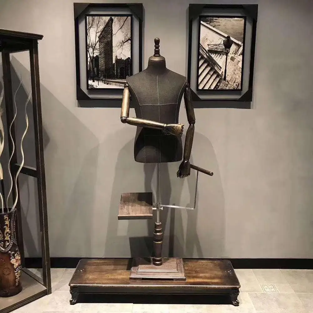 
Height 67cm 9kg men suit upper half body male mannequin torso with arms 