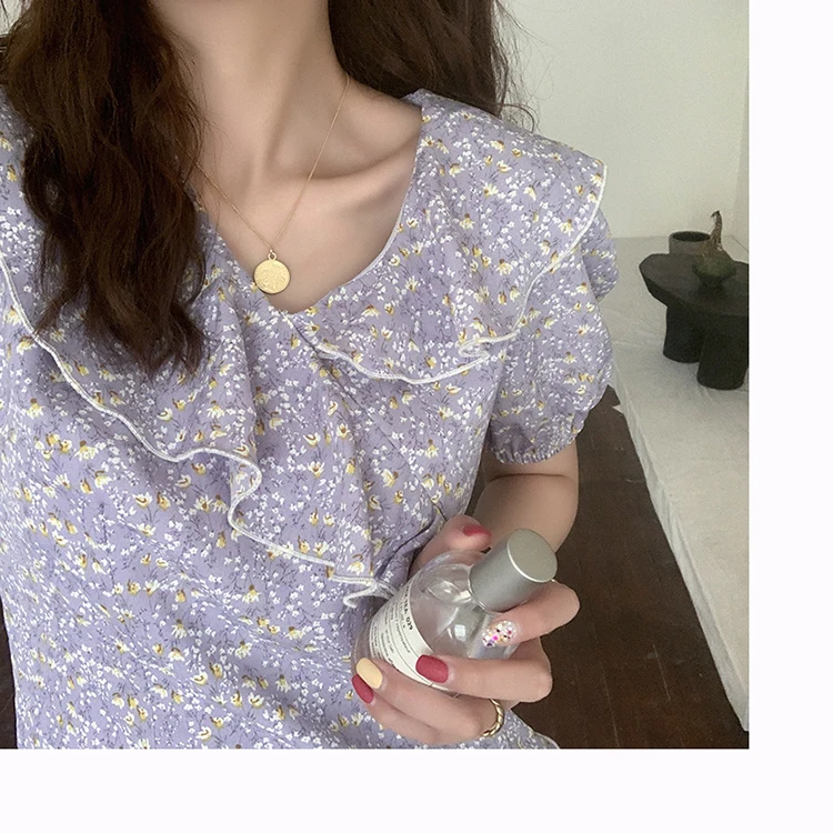 

Wholesale Korean Clothing Maxi Other Long A-line Midi Fashion Mesh Ladies Summer Floral Dress Sun Casual Dresses Women