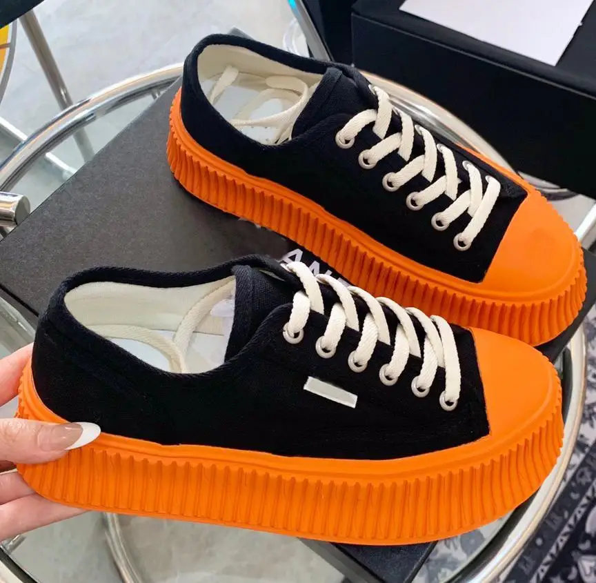 

Series Sponge cake women shoes Brand Luxury designers sports Sneakers Platform Casual Chaussures channel shoe for women, Black